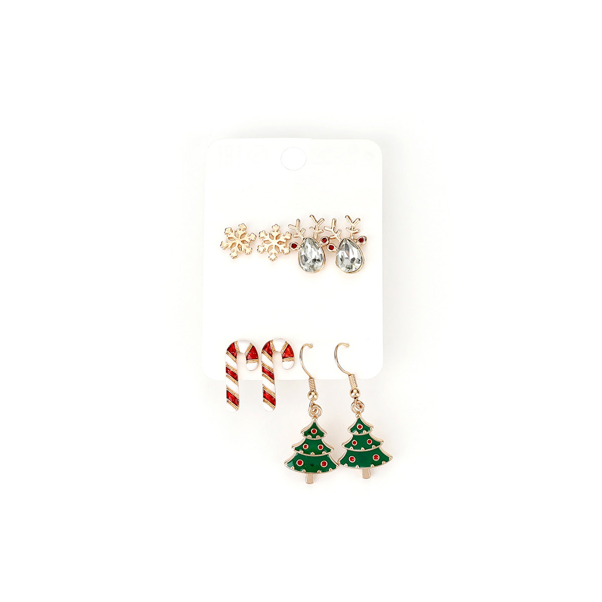 Wholesale Cute Cartoon Christmas Alloy Earrings ACC-ES-Yiran001