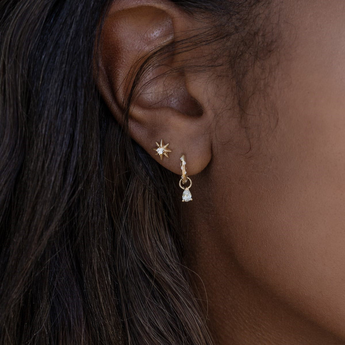 Wholesale December Birthstone Pendant  Mother's Day Color Preservation Vacuum Furnace Plating 18K Gold Necklaces