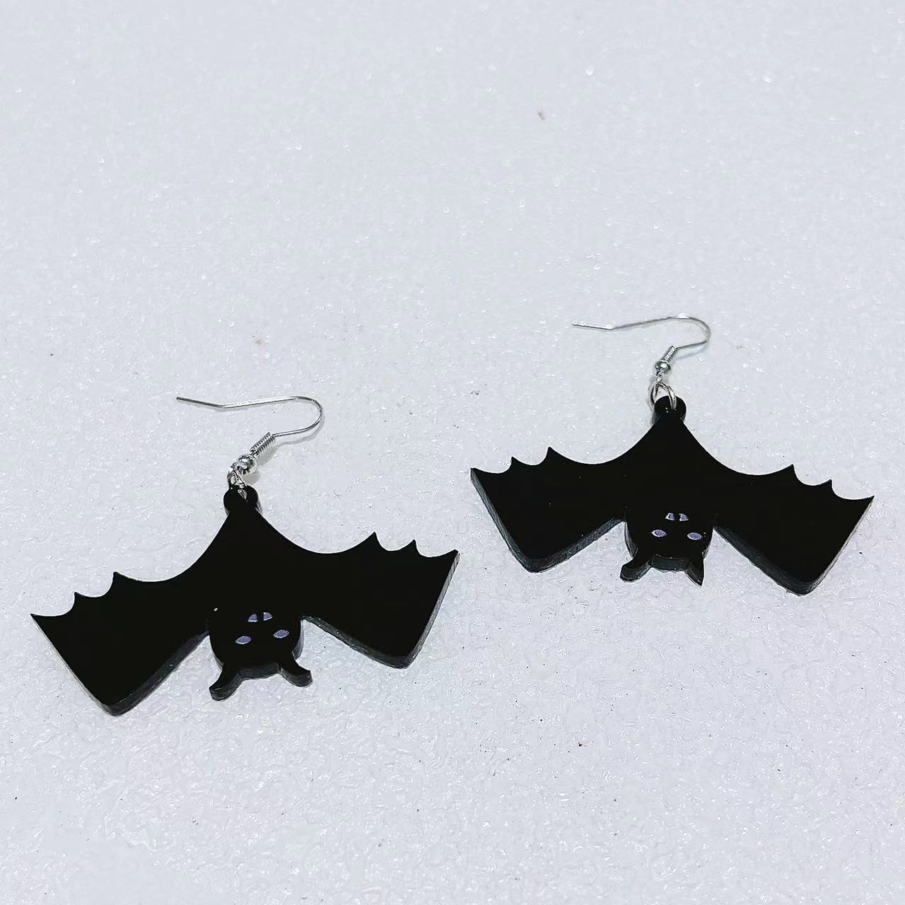 Wholesale Halloween Dark Acrylic Bat Earrings ACC-ES-AnDao025