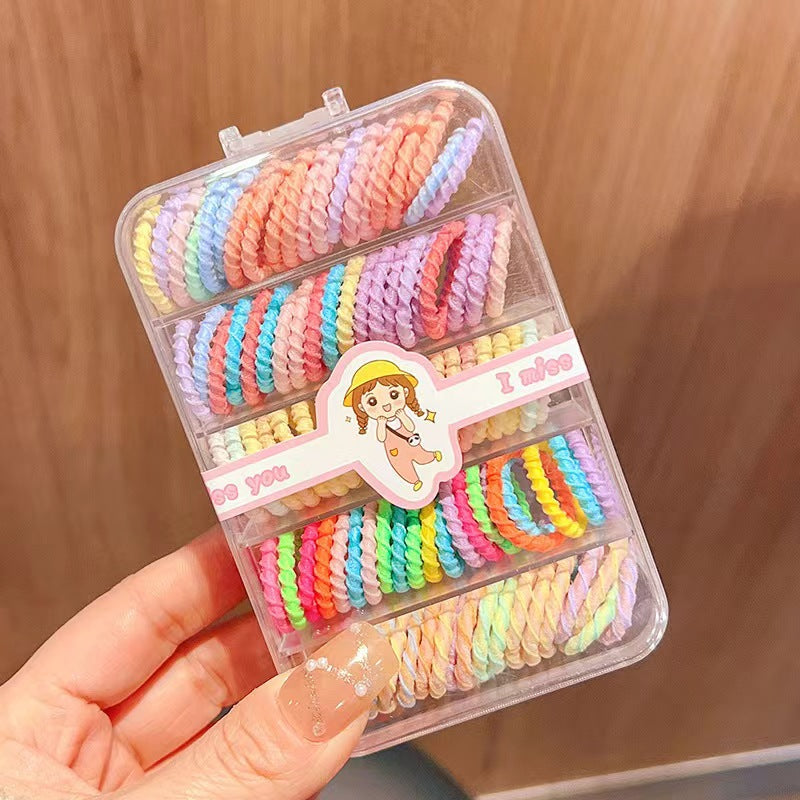 Wholesale Children's Rubber Bands Do Not Damage The Hair Resin Hair Scrunchies ACC-HS-Mengz002