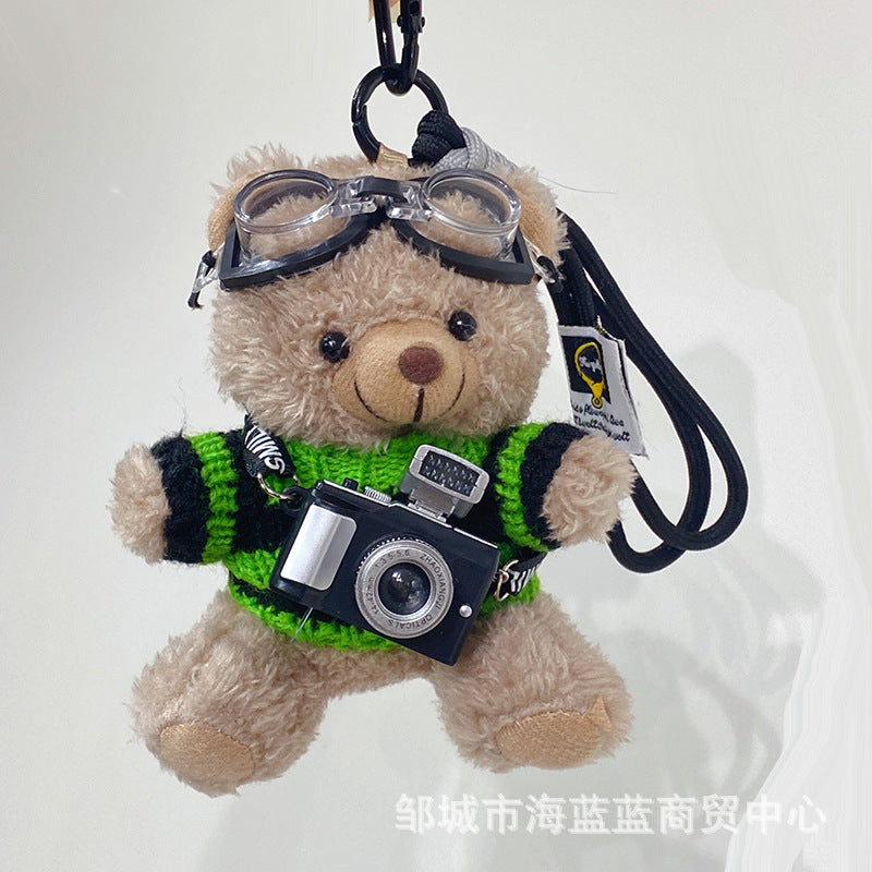 Wholesale  Heart Blush Cat Plush Keychain