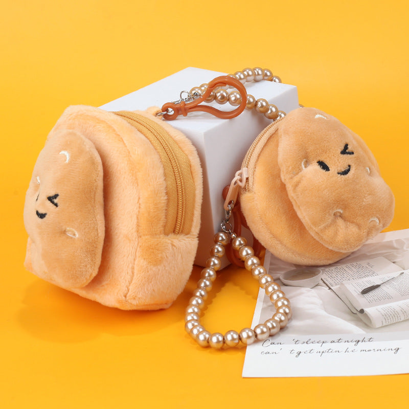 Wholesale Little Potato Plush Mini Coin Purse Keychain Keychain Wallet ACC-KC-HuoFan004
