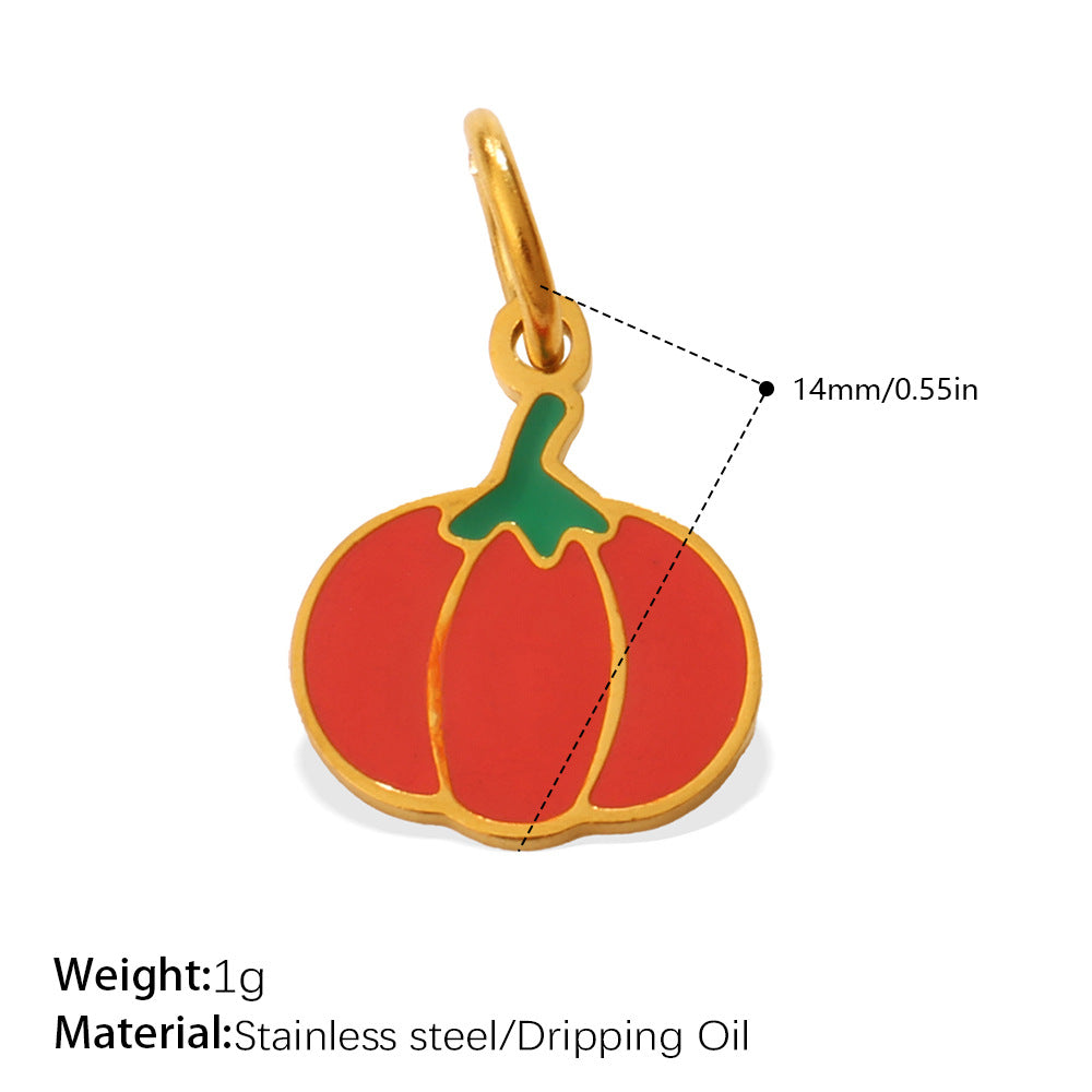 Wholesale Vegetable Series Dripping Oil Charms for Jewelry