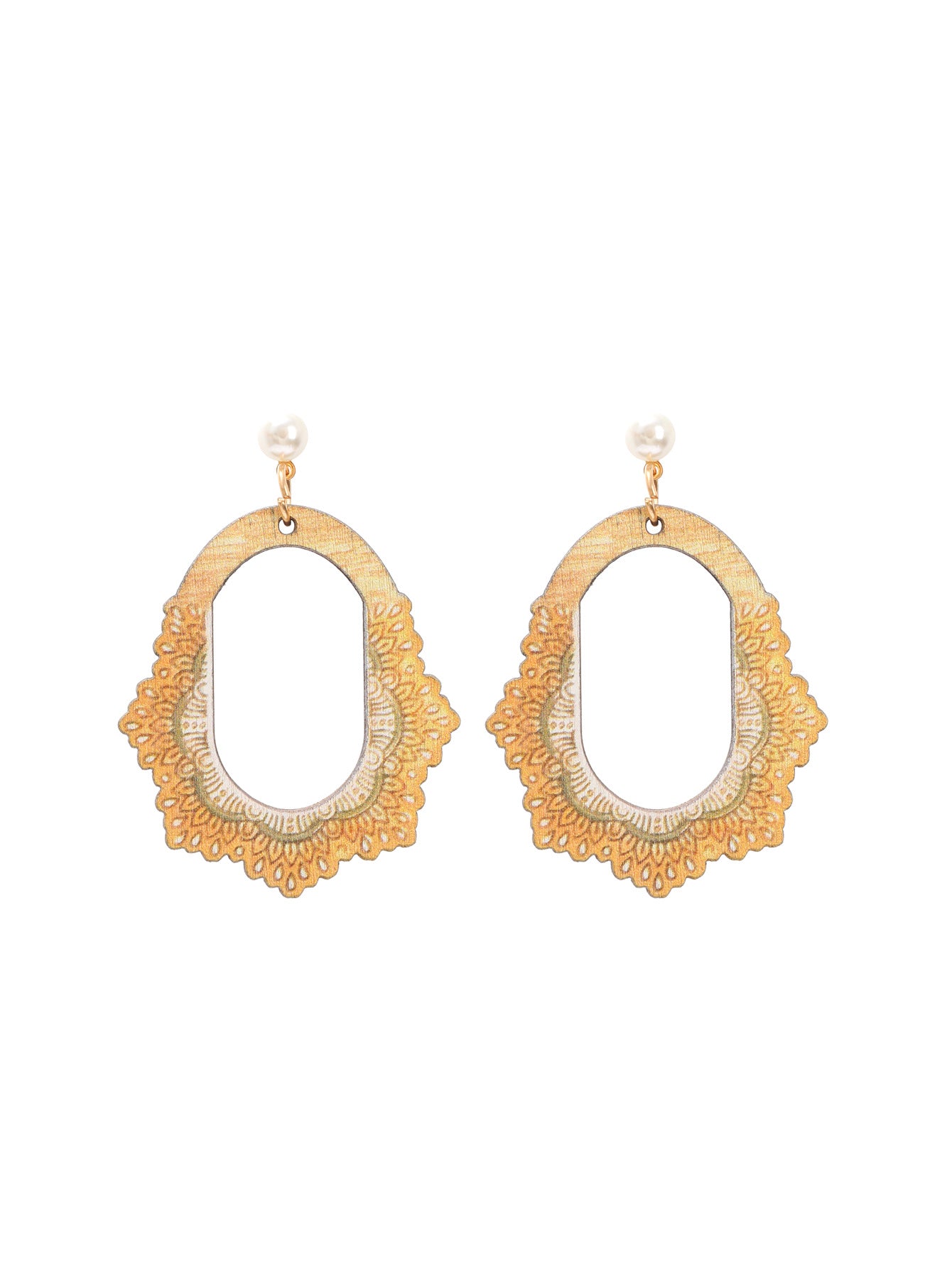 Wholesale Bohemian retro national style geometric earrings fashion personality earrings