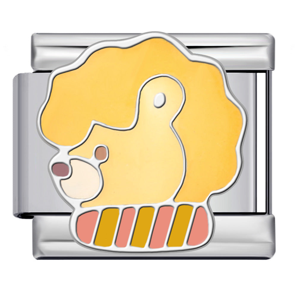 Bracelet de charme italien 5pcs 5pcs 9 mm DIY BRACET CRÉATIVE CRÉATIVE BRACILABLE COMPOSABLE