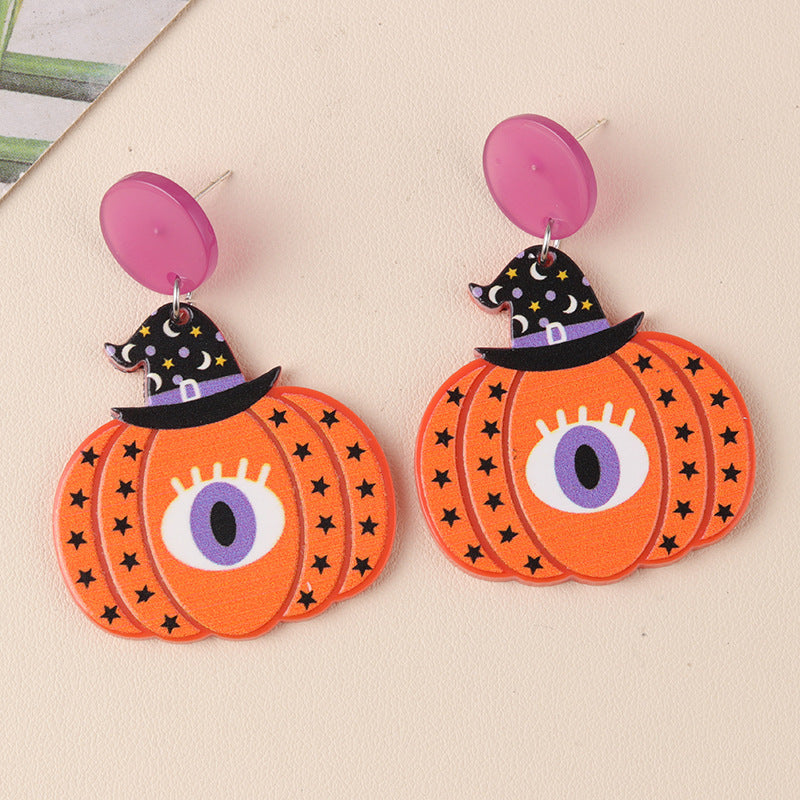Wholesale Halloween Series Acrylic Earrings