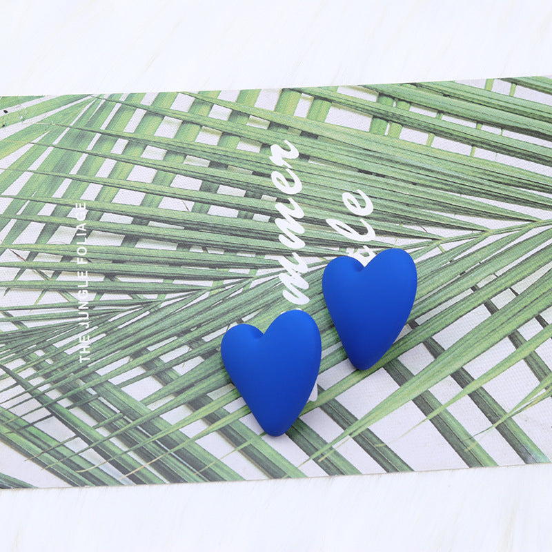Wholesale Small Heart Valentine's Day Acrylic Earrings