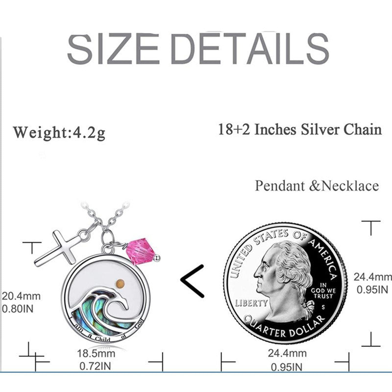 Wholesale Round Wave Mustard Seed Stainless Steel Necklace