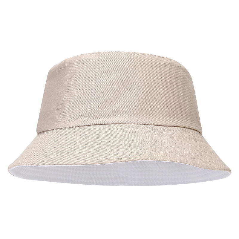 Wholesale  summer solid color fisherman hat outdoor sun bucket hat