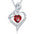 Wholesale s925 Silver Love Rose Necklace
