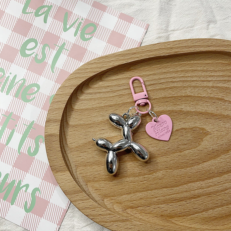 Wholesale love ball dog keychain