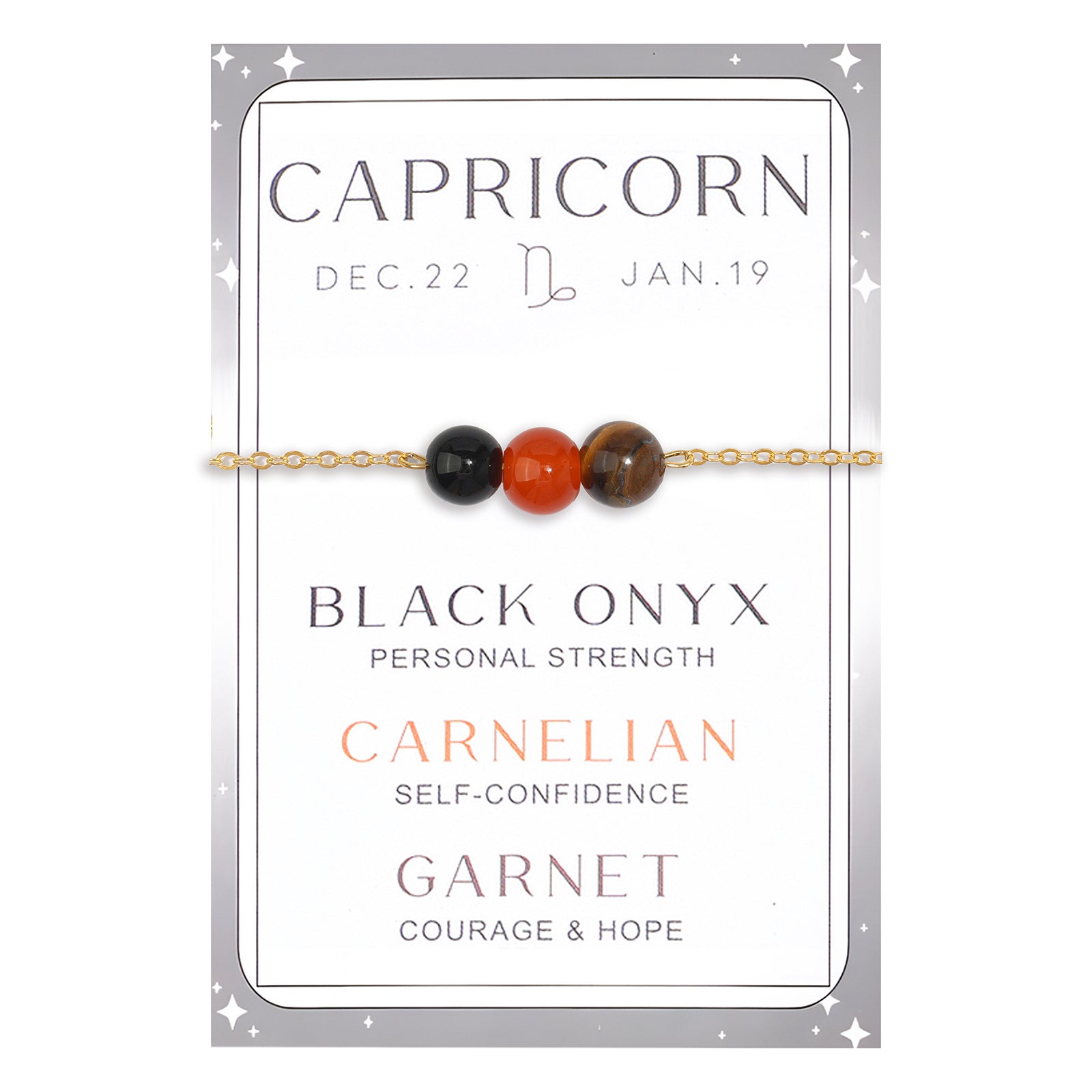 Wholesale Lucky Constellation Bracelet Gold Box Chain Green Aventurine Amethyst Aquamarine Bracelet