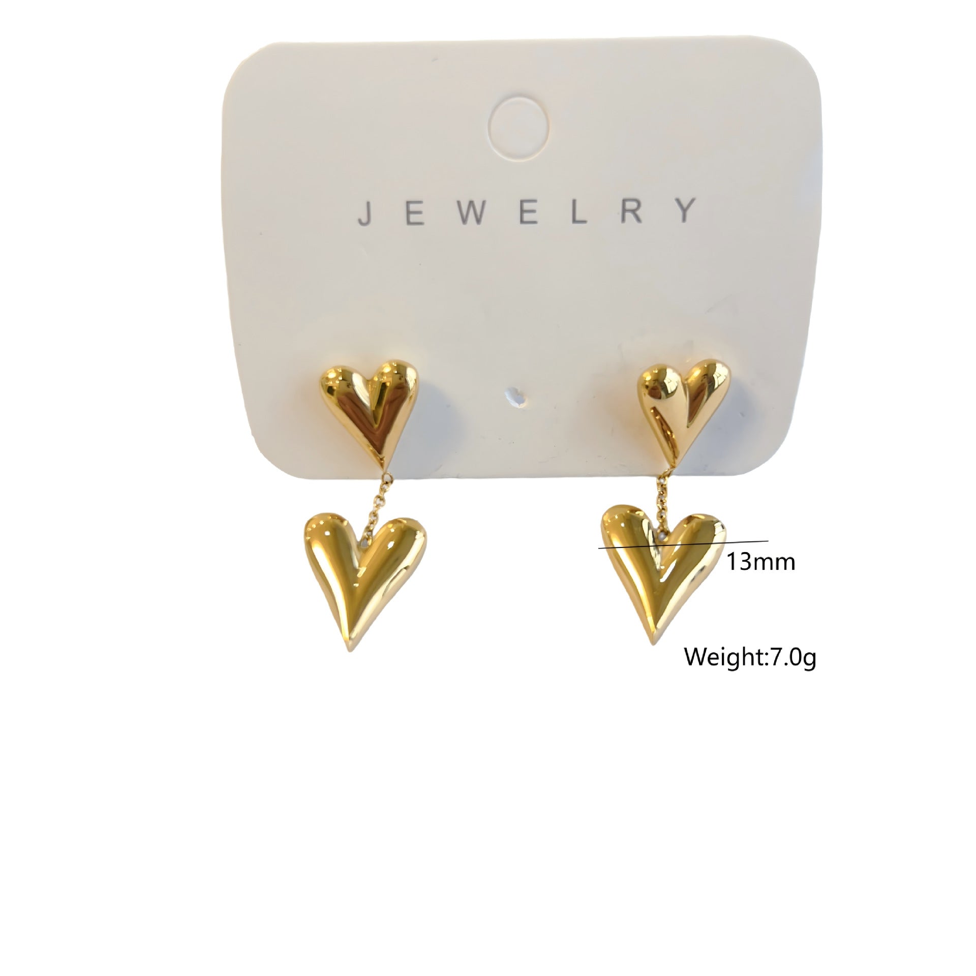 Wholesale Titanium Steel light luxury  all-match sunflower earrings