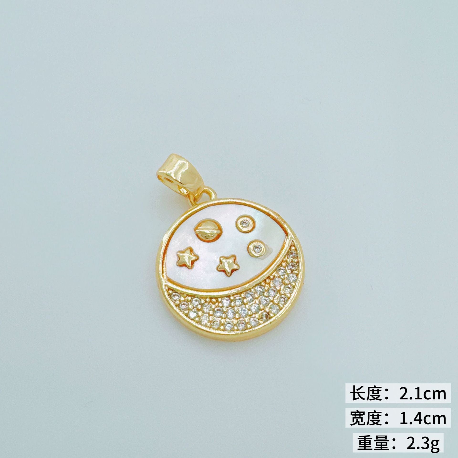 Wholesale Gold Plated Copper Pendant Necklace Japanese Korean Style Fashion Jewelry Accessory Gift