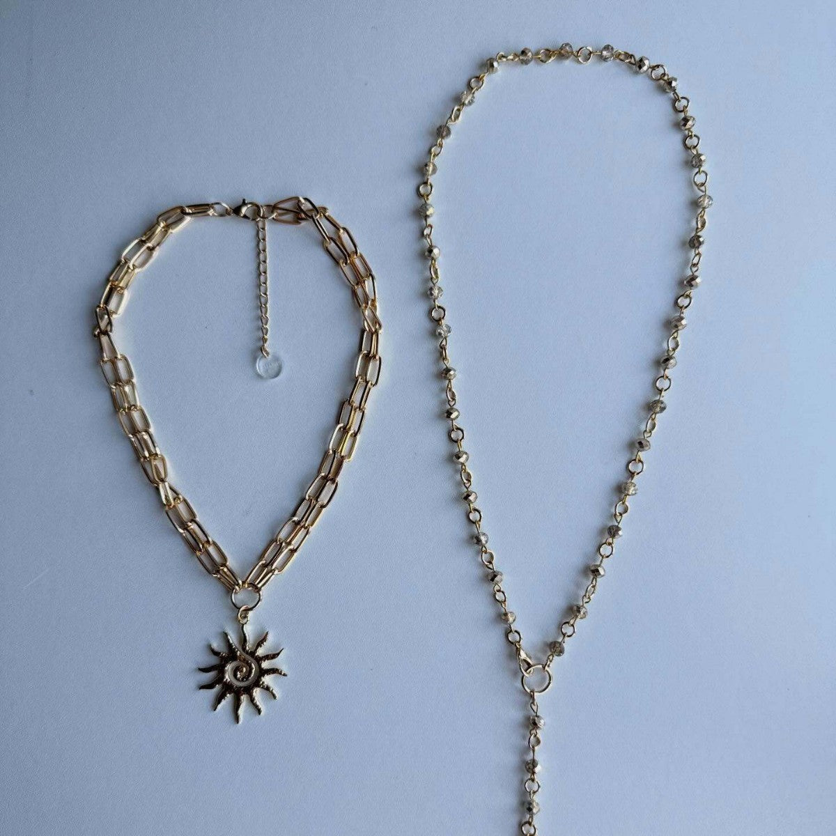 Wholesale Trendy Sunflower Pendant Layering Necklace – Fashion Jewelry Accessory for Gift and Boutique Resale