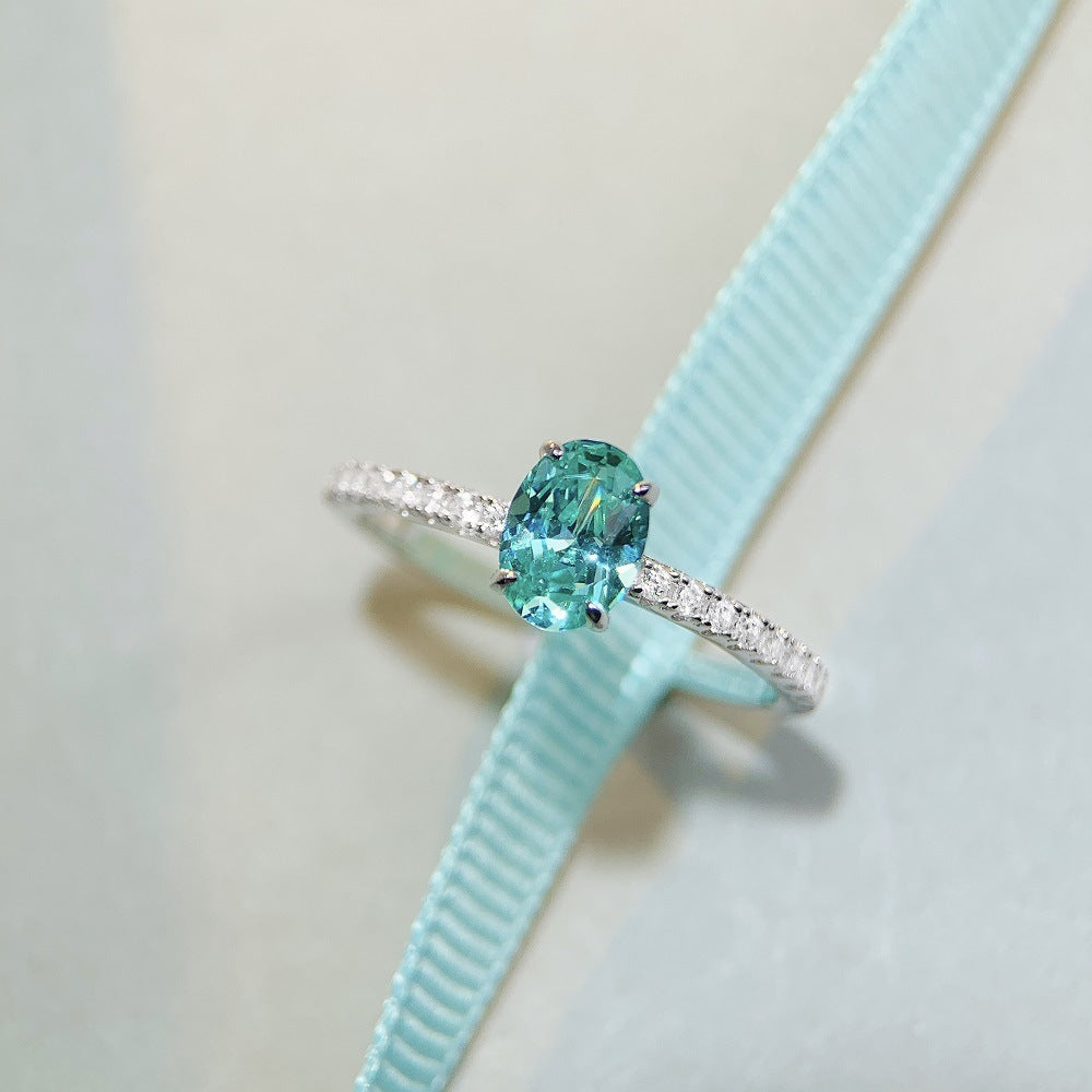 Wholesale S925 Sterling Silver Ring High Carbon Diamond Ice Flower Cut Ring ACC-RS-JiuHao019