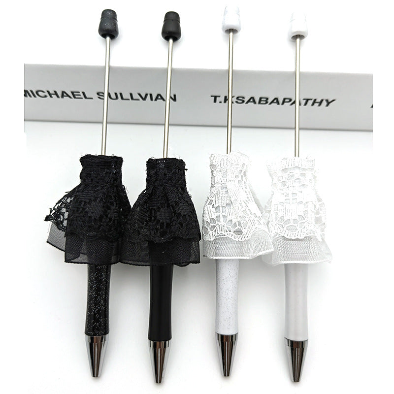 Wholesale Beadable Pens Lattice Lace Cartoon Pen DIY Beaded Pen ACC-PN-QianCai001