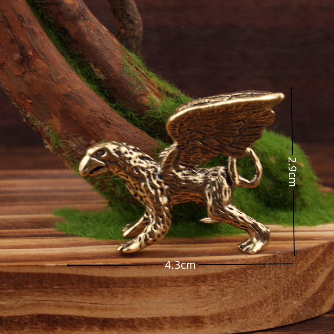 Wholesale Chinese Style Brass Dragon Ornament Decorative Home Accent Gift