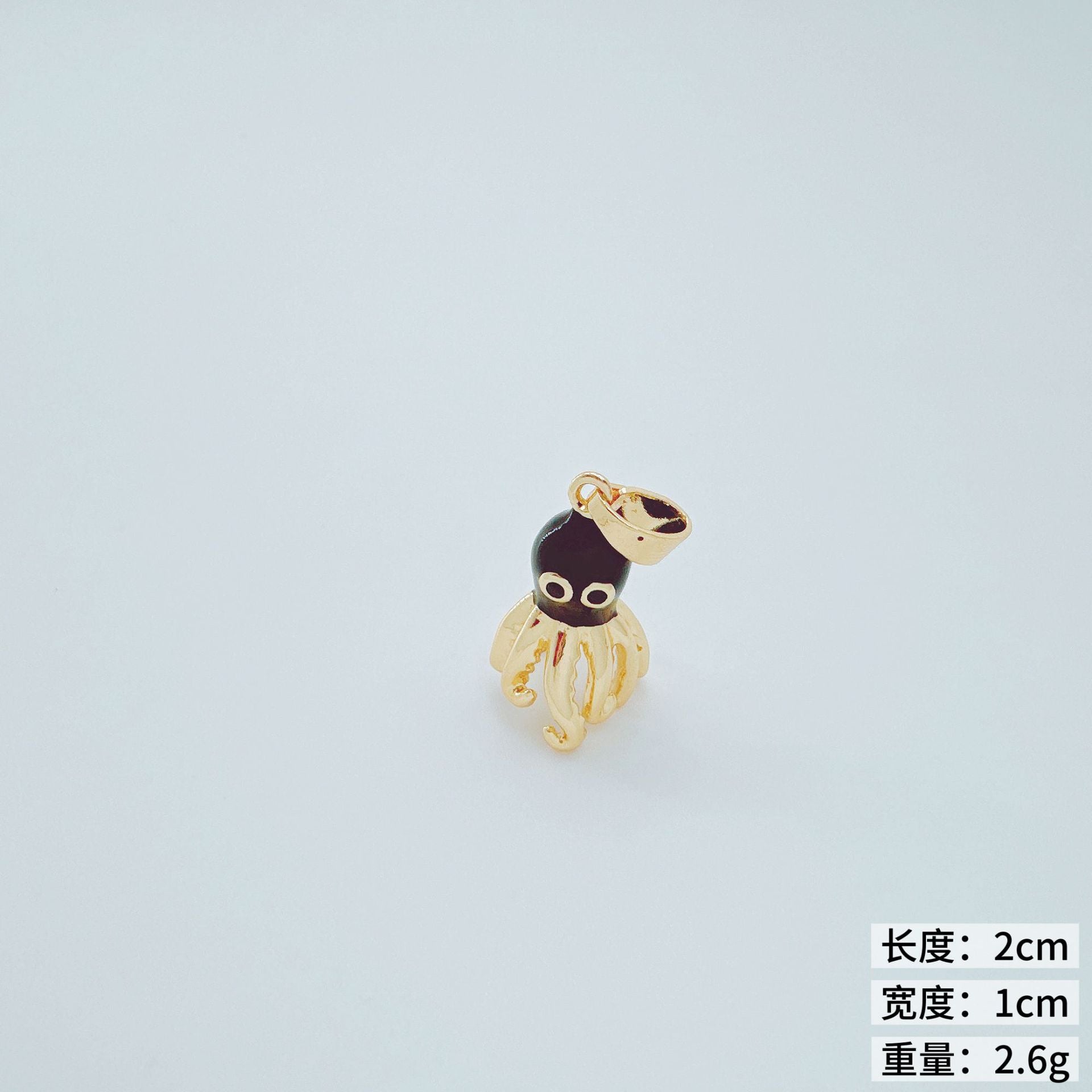 Wholesale Fashion Ocean Series Pendant Gold Plated Copper Jewelry Accessory