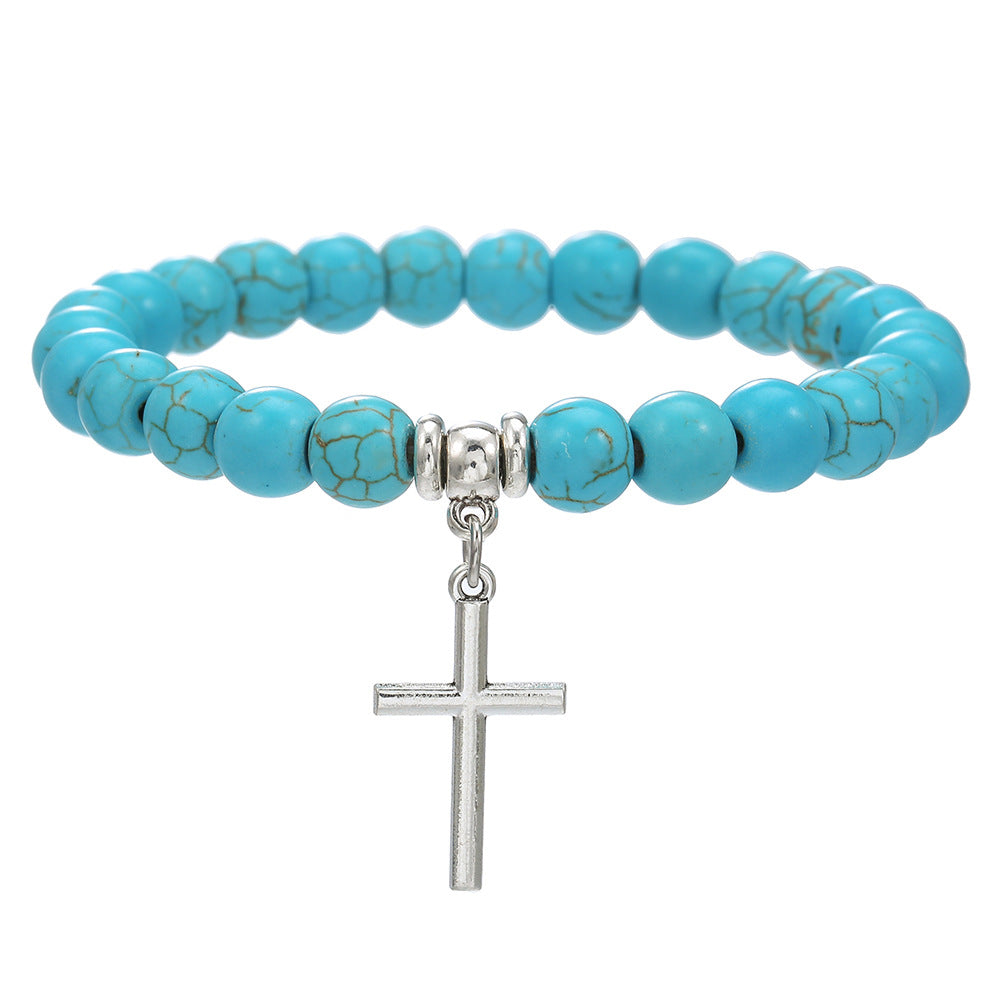 Wholesale Bohemian Turquoise Bracelet with Shell &  Sea Life Pendants - Handmade Jewelry Accessory for Resale