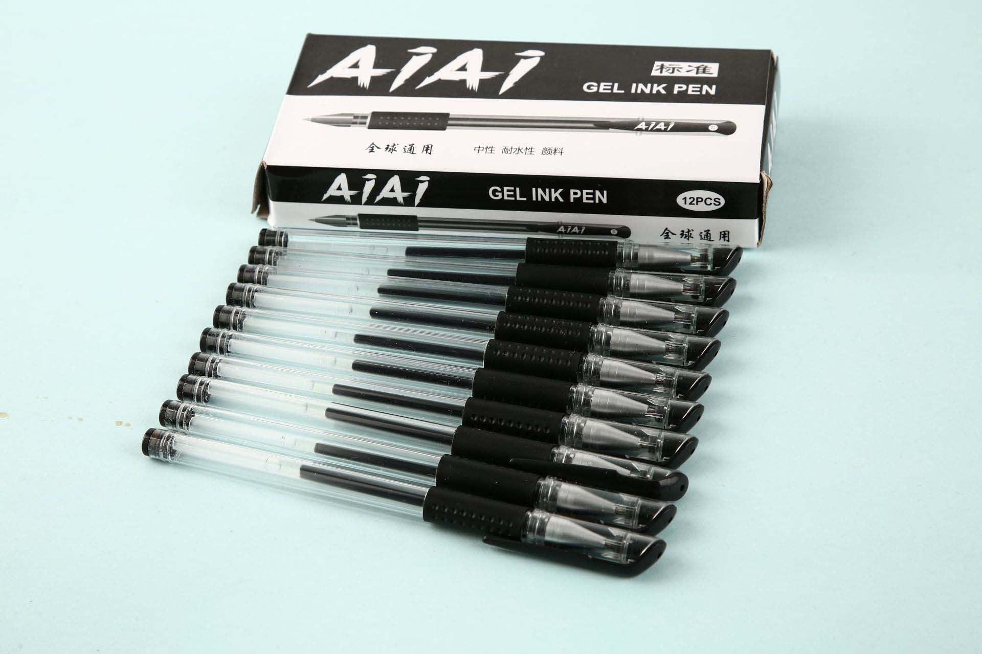 Wholesale  Black Neutral Pen 0.5 Writing Tool Gel Pen