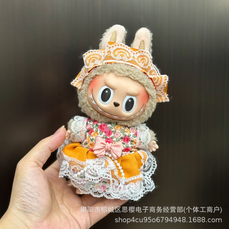 Wholesale Cute cartoon doll clothes set toy