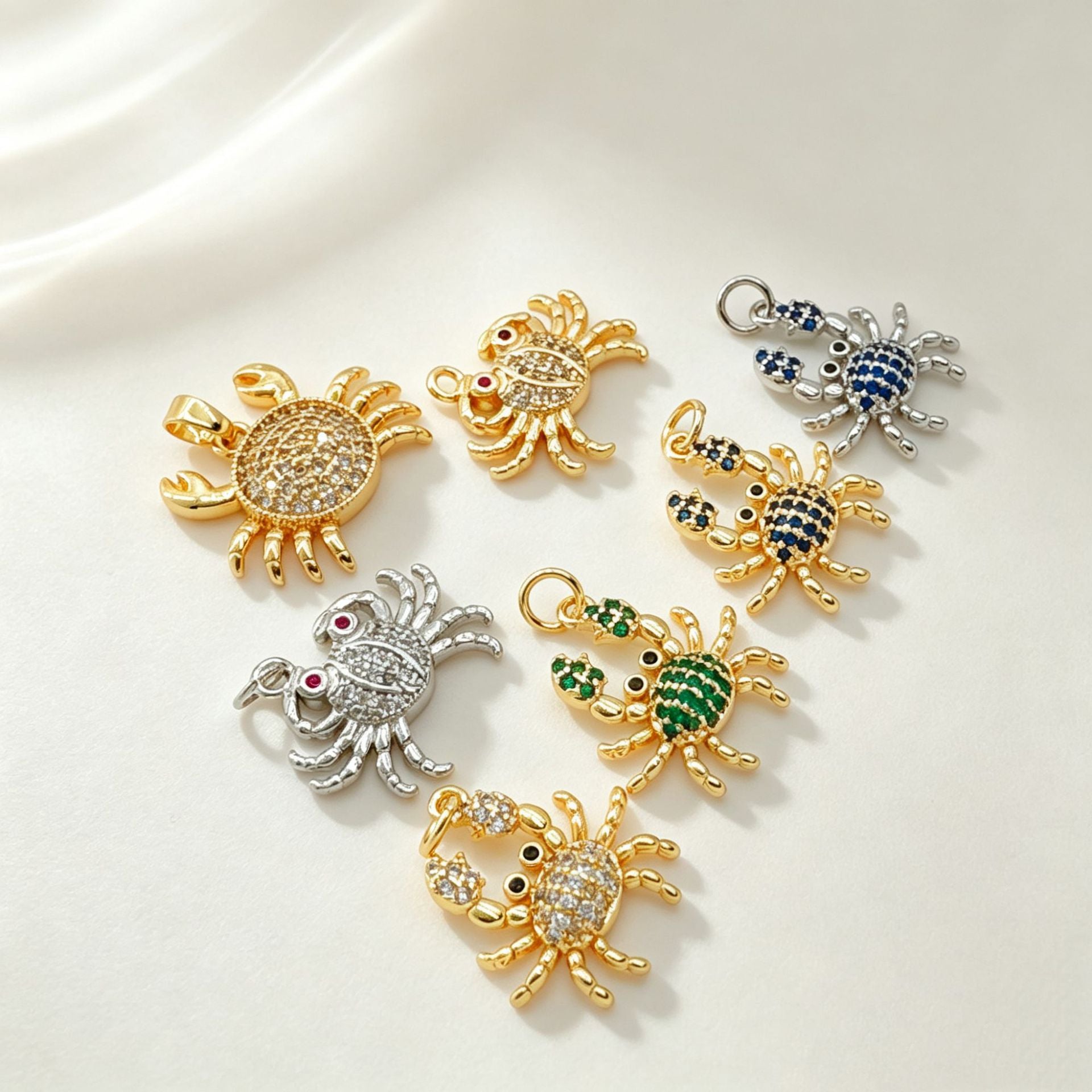 Wholesale Copper Electroplated Ocean Series Necklace Stylish Women' s Layering Jewelry