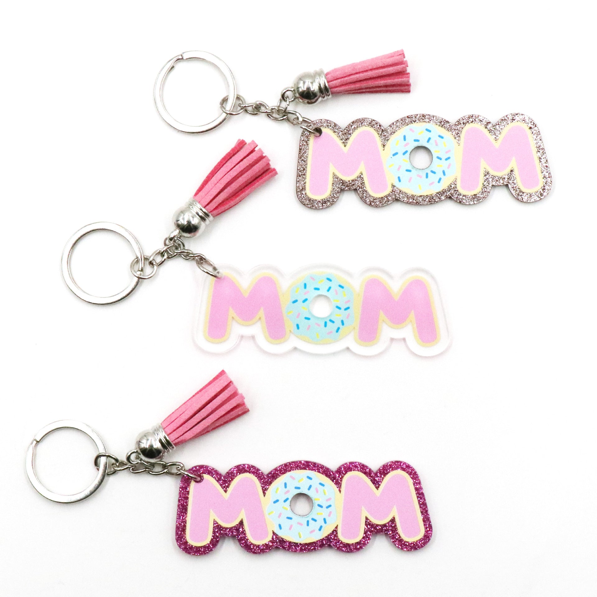 Wholesale 10pcs MOM Mother's Day Gift Acrylic Keychain ACC-KC-XiaoYan012