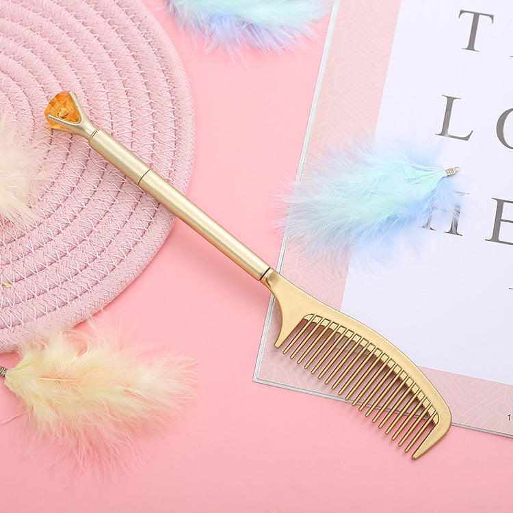 Wholesale Creative Diamond comb gel pen