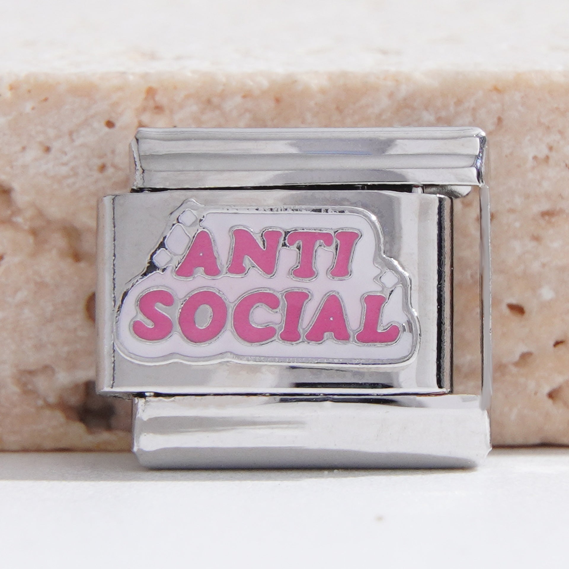 Wholesale Italian Charm Bracelet 9mm DIY Splicing Creative Pattern Stainless Steel Composable Bracelet