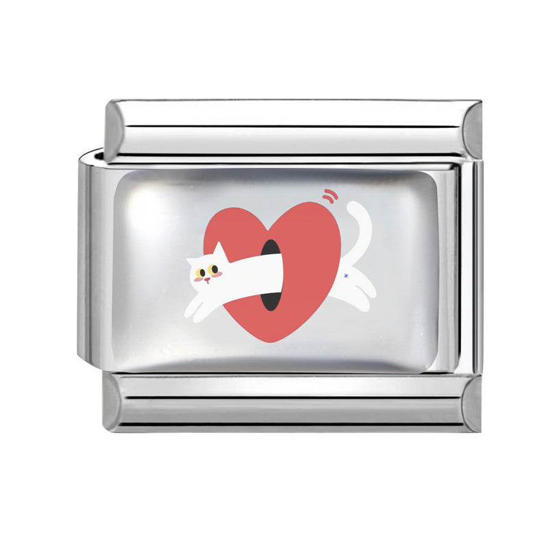 Wholesale Italian Cartoon Cute Animal DIY Stainless Steel Splicing Bracelet – Fashion Jewelry Accessory Gift