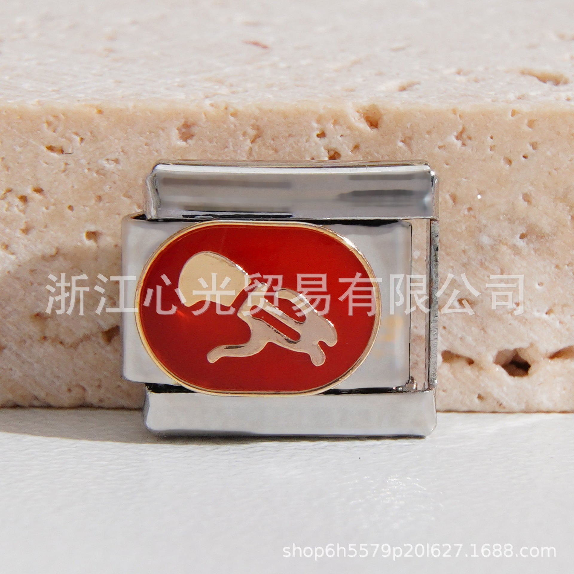 Wholesale Italian Charm Bracelet 9mm DIY Splicing Constellation Series Stainless Steel Composable Bracele