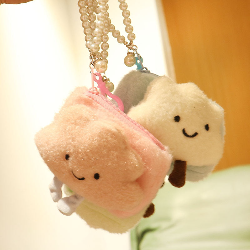 Wholesale Baiyun Plush Coin Purse Keychain Keychain Wallet ACC-KC-HuoFan007