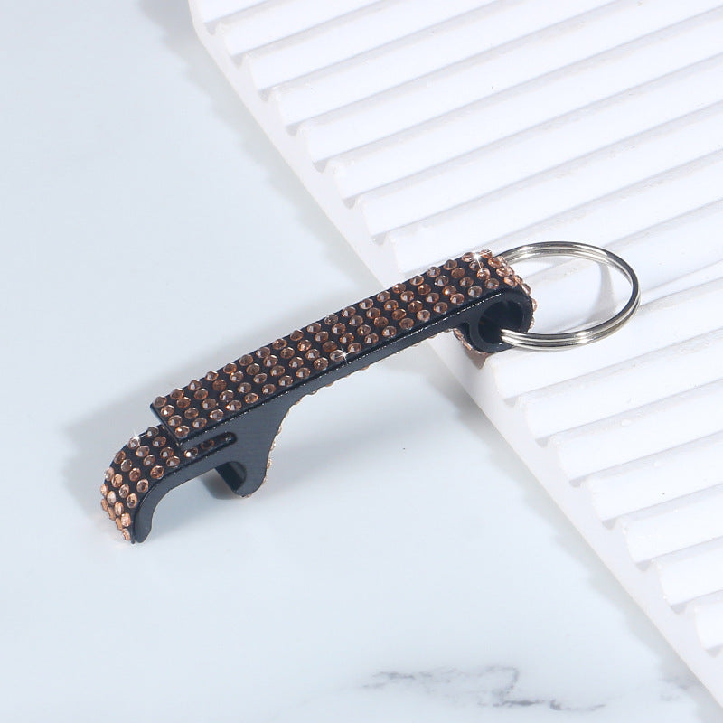 Wholesale Diamond Aluminum Alloy Bottle Wine Opener Keychains ACC-KC-RuiJie005