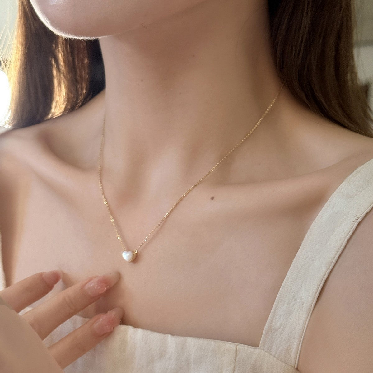 Wholesale Shell Heart Necklace