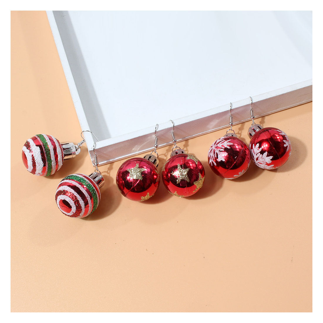 Wholesale Creative Christmas Season Cute Round Earrings ACC-ES-Tengc005