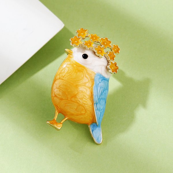 Wholesale Magpie bird animal brooch