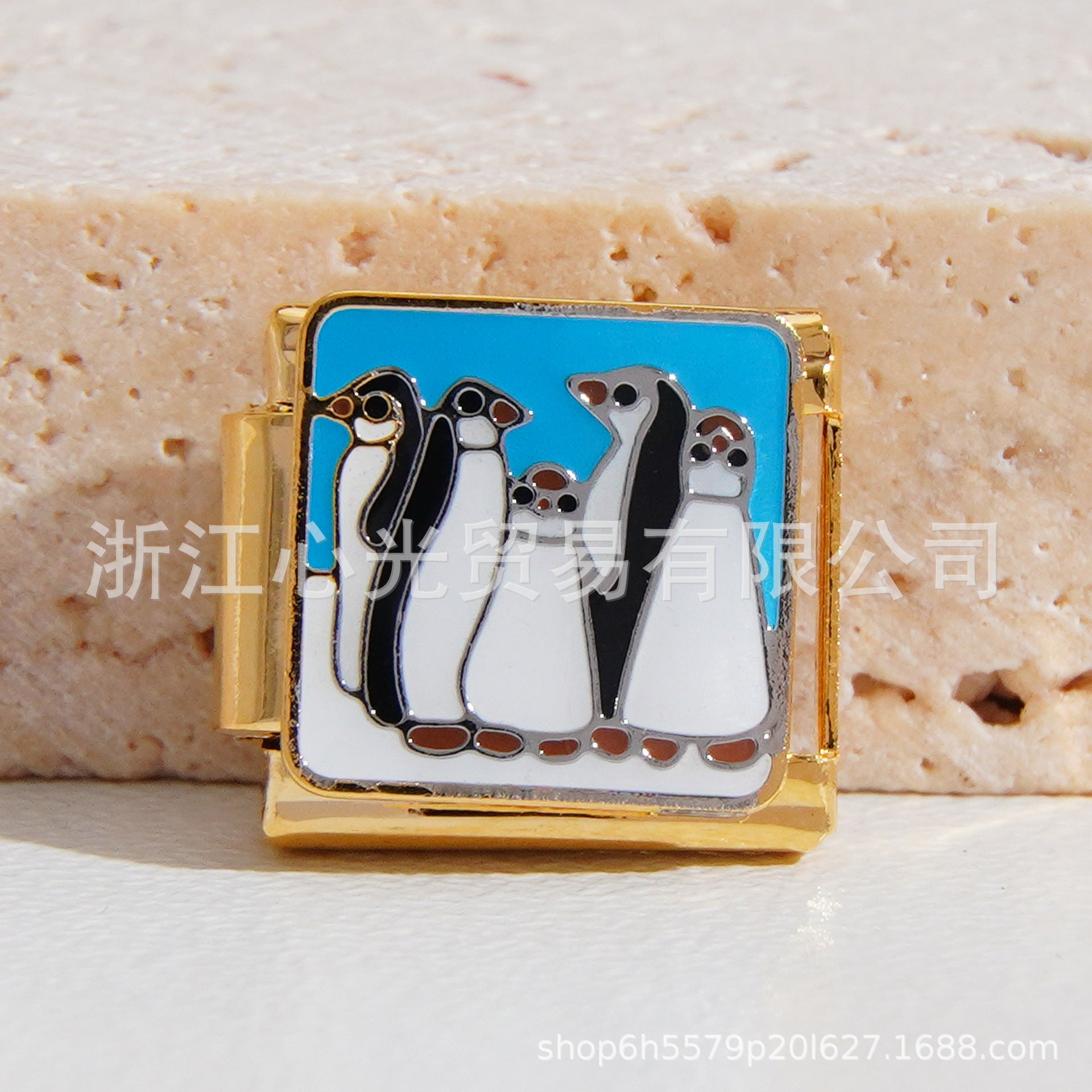 Wholesale Italian Charm Bracelet 9mm DIY Splicing Cute Creative Stainless Steel Composable Bracelet