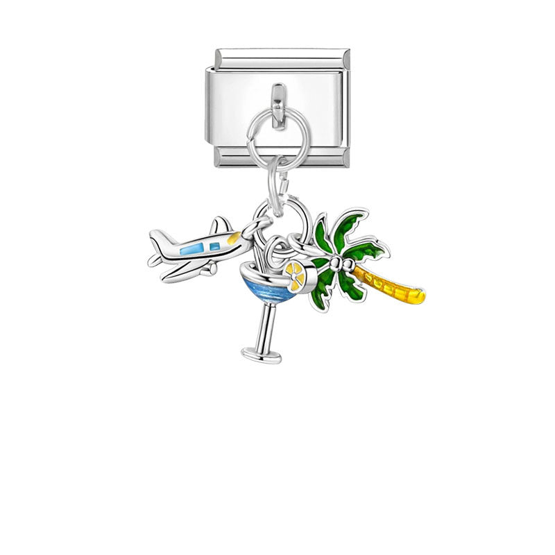 Wholesale Ocean Cartoon Modular Bracelet DIY Jewelry Accessory Gift for Boutique Resale