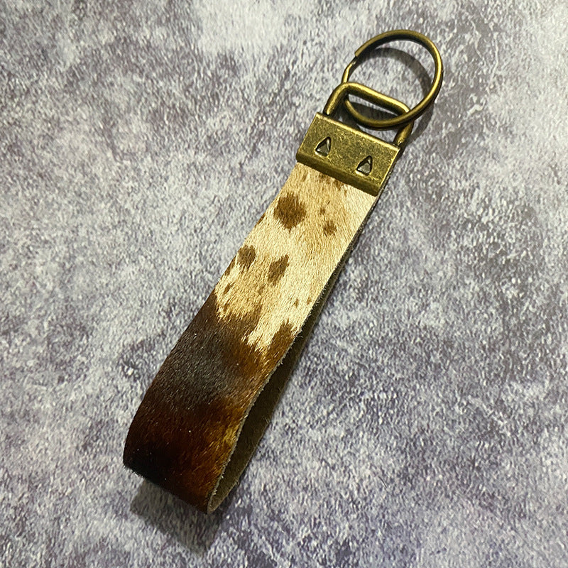 Wholesale  retro leather keychain