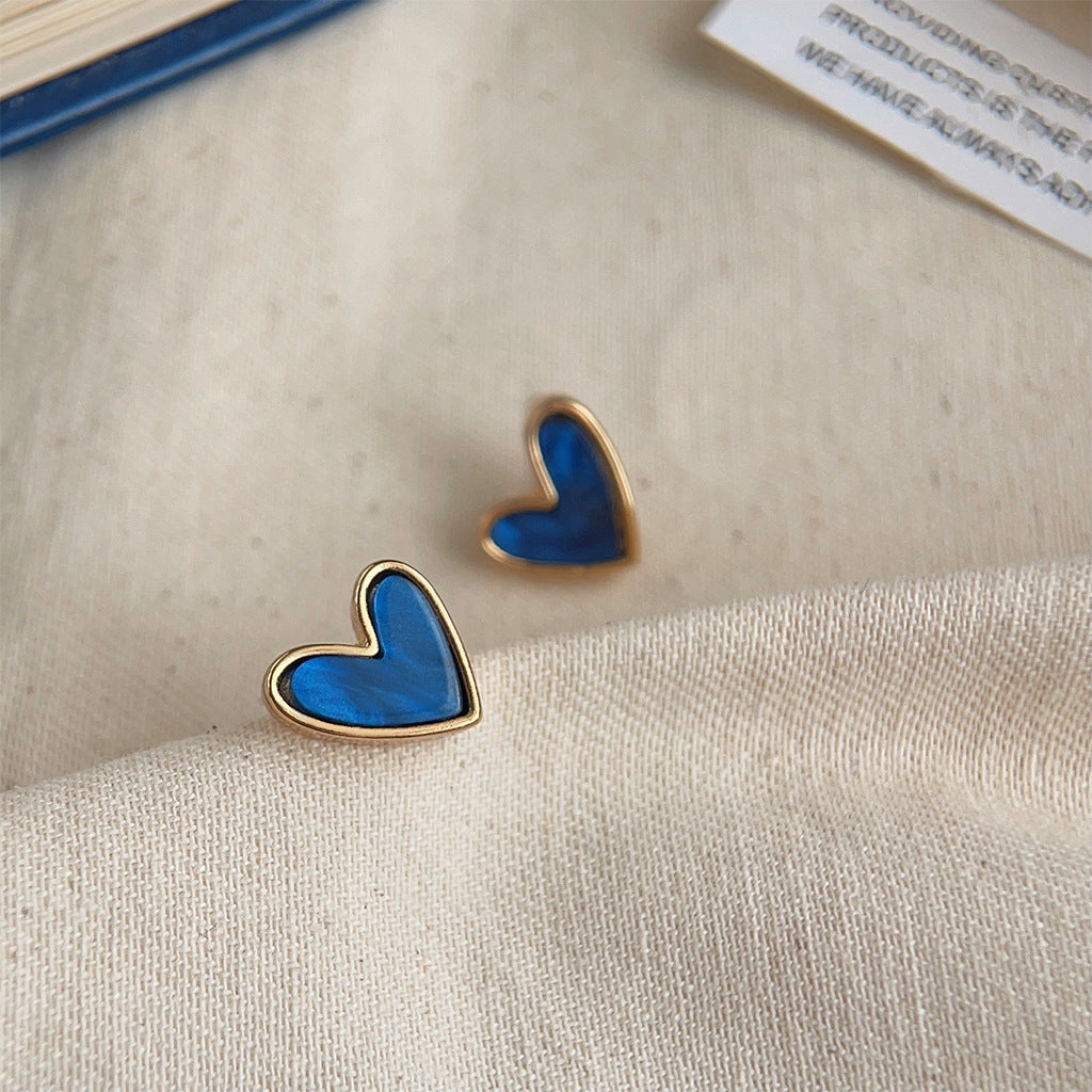 Wholesale Blue Oil Dripping Acrylic Earrings ACC-ES-Eryu008