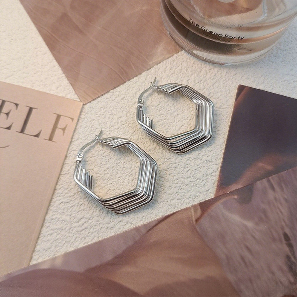 Wholesale titanium steel  non-fading earrings