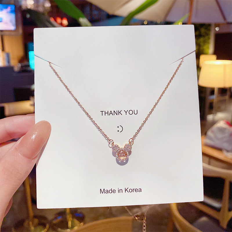 Wholesale Titanium Steel Non-fading Necklace Clavicle Chain Choker Necklace ACC-NE-Xiyue001