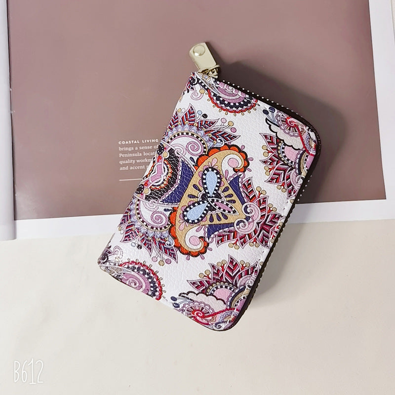 Wholesale Ethnic Retro Accordion Card Holder Mini Storage Card Wallet ACC-WT-Mengs007