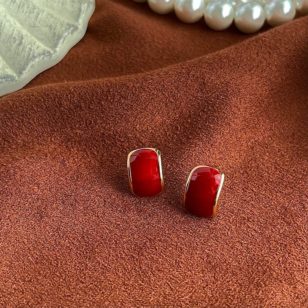 Wholesale Oil Drop Luxury Pearl Earrings