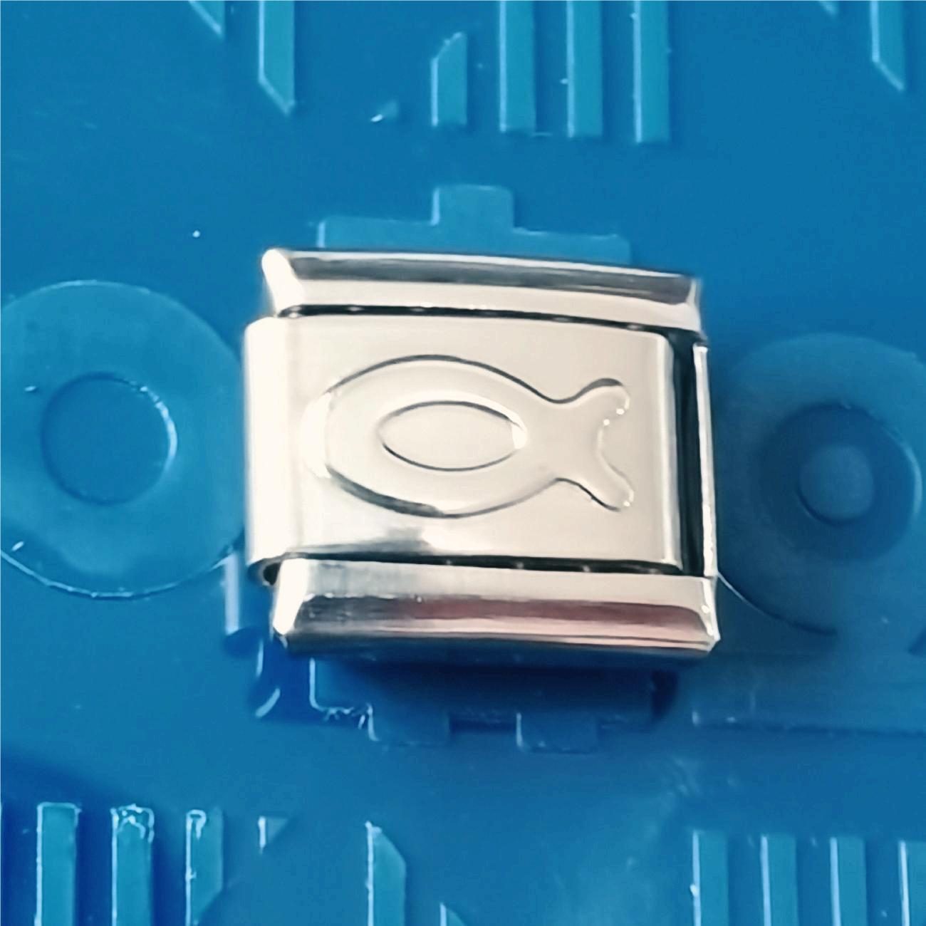 Wholesale Italian Charm Bracelet 9mm DIY Splicing Removable Stainless Steel Coconut Tree Composable Bracelet ACC-BT-XY053