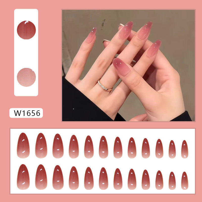 Wholesale 24 Pieces/box Smudge Gradient Nails Kits Nail Stickers