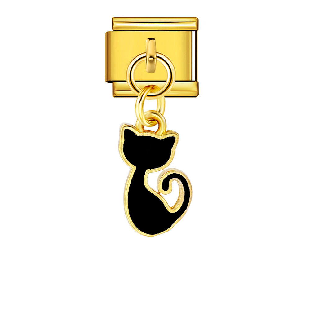 Wholesale Italian Charm Bracelet 9mm DIY Marine life Creative Stainless Steel Composable Bracelet