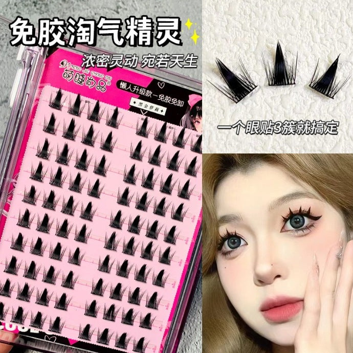 Wholesale Thick Single Cluster Segmented False Eyelashes ACC-FS-Rous001
