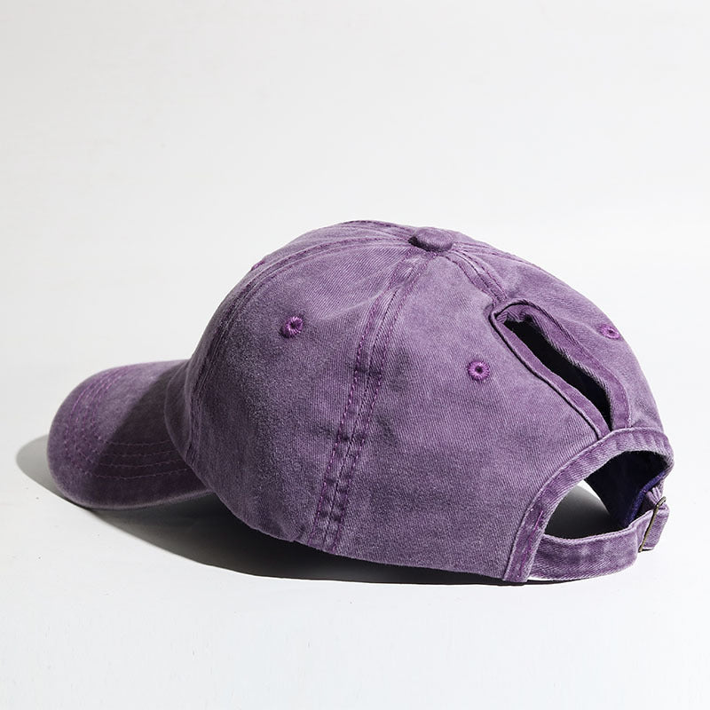 Wholesale Washed Ponytail Baseball Cap Hat ACC-HT-ChunQi001